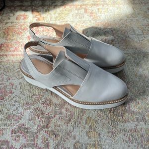 zara slingback platform brogues